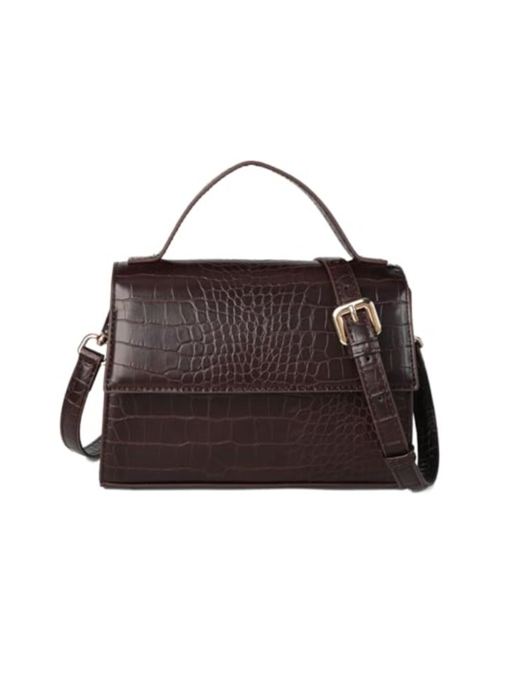 Small Crossbody Purse Womens Trendy Top Handle Shoulder Bag PU Leather